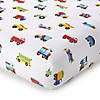Wildkin Trains, Planes and Trucks 100% Cotton Flannel Fitted Crib Sheet Image 1