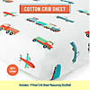 Wildkin Transportation 100% Cotton Fitted Crib Sheet Image 1
