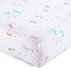Wildkin Unicorn 100% Cotton Flannel Fitted Crib Sheet Image 1