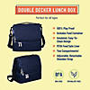 Wildkin Whale Blue Two Compartment Lunch Bag Image 1