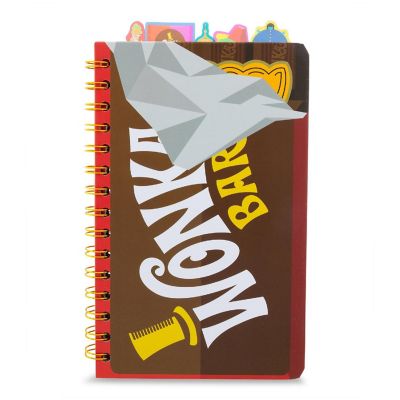 Willy Wonka Bar 5-Tab Spiral Notebook With 75 Sheets Image 1