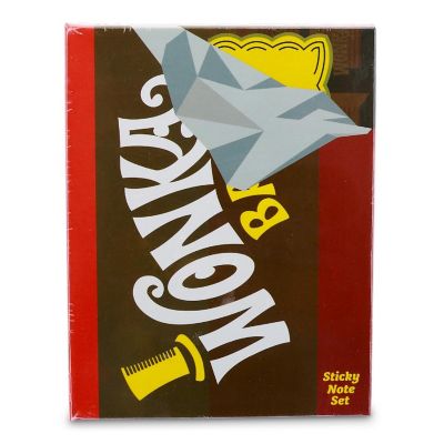Willy Wonka Chocolate Bar Icons Sticky Note and Tab Box Set Image 1