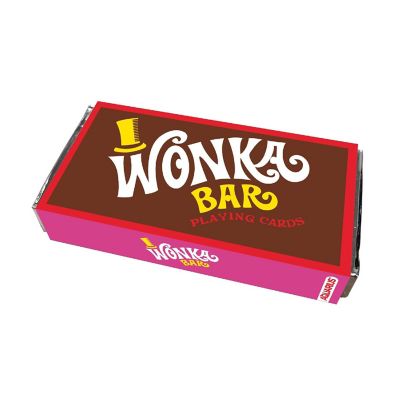 Willy Wonka Wonka Bar Playing Cards Image 1