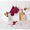 Wine Combo Windowpane Dishcloth (Set Of 6) Image 2