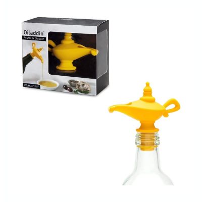 Wine Pourer and Stopper Genie Bottle 2 Pack Image 1