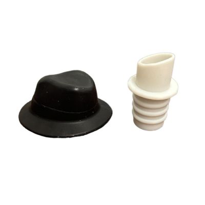 Wine Pourer and Stopper Top Hat 2 Pack Image 2