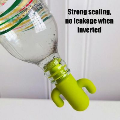 Wine Stopper Green Cactus 2 Pack Image 3