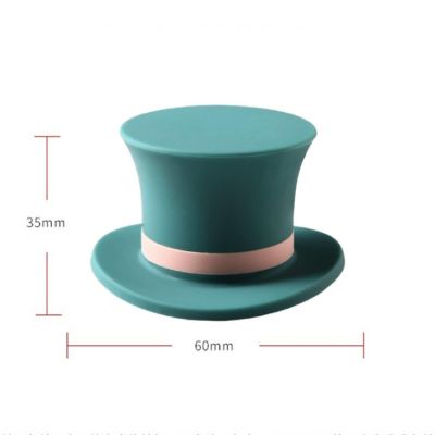 Wine Stopper Green Magic Top Hat 2 Pack Image 1