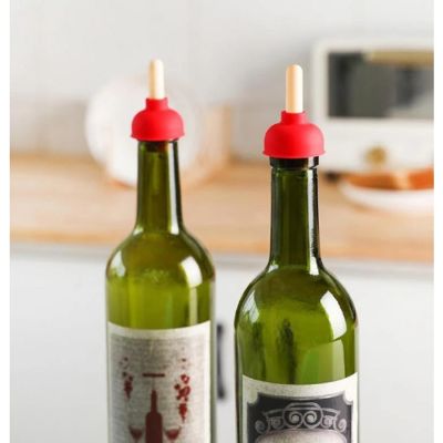 Wine Stopper Red Toilet Plunger 2 Pack Image 2
