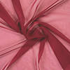Wine Voile Sheer Fabric Roll Image 1