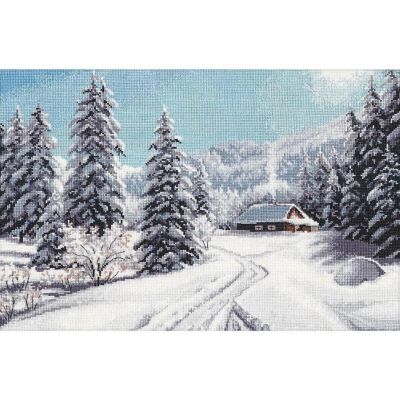 Winter day 1205 Oven Counted Cross Stitch Kit Image 1
