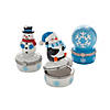 Winter Hinged Box Tabletop Decorations - 3 Pc. Image 1
