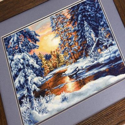 Winter Landscape B477L Counted Cross-Stitch Kit Image 1