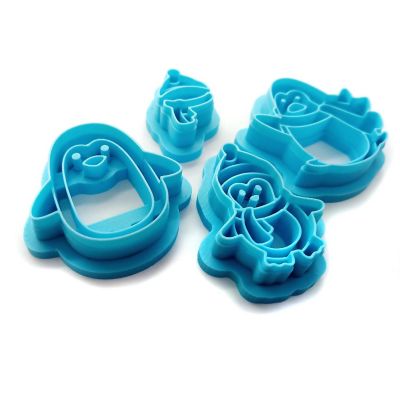 Winter Penguins Clay Cutters, 4 pcs Image 2