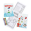 Winter Polar Bear Coloring Book Activity Handout Sets for 12 Image 1