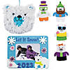 Winter Polar Bear Craft Kit Assortment - Makes 36 Image 1