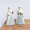 Winter Santa Figurine (Set Of 2) 10.5"H Resin Image 1