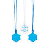 Winter Snowflake Bubble Bottle Necklaces - 12 Pc. Image 1