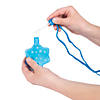 Winter Snowflake Bubble Bottle Necklaces - 12 Pc. Image 1