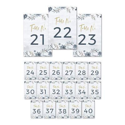 Winter Snowflake Numbers 21 40 Image 1