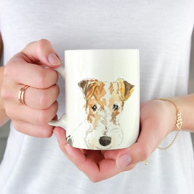 Wire Hair Fox Terrier Ceramic Mug Image 1