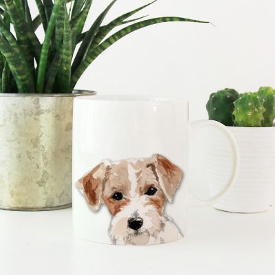 Wire Hair Jack Russell Up Close Mug Image 1