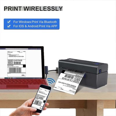 Wireless 4x6 Inches Bluetooth Thermal Label Printer Image 1