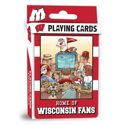 Wisconsin Badgers Fan Deck Playing Cards - 54 Card Deck Image 1