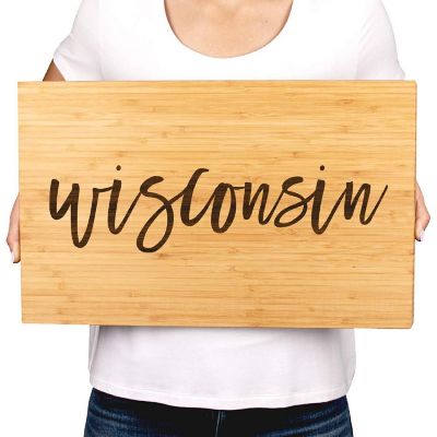 Wisconsin Bamboo Board 17.75x11 Image 2