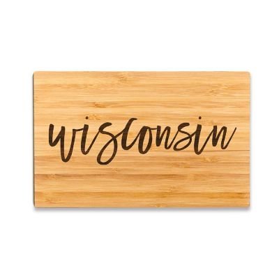 Wisconsin Bamboo Board 9.5x6 Image 1