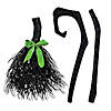 Witch Broom Black Costume Accessory Image 1