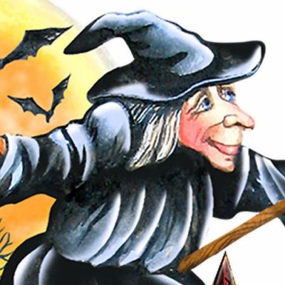 Witch Halloween Door Decor by G. Debrekht Image 2