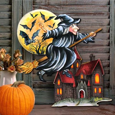 Witch Halloween Door Decor by G. Debrekht Image 3