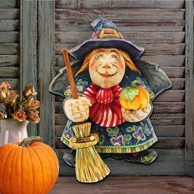 Witch Halloween Door Decor by G. Debrekht Image 3