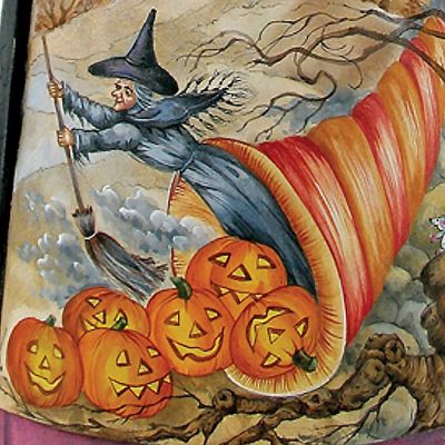 Witch Halloween Door Decor by G. Debrekht Image 2