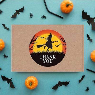 Witch on Broom Halloween TY 2in 40pk Image 3