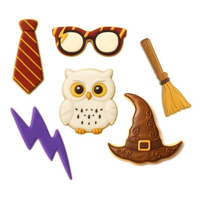 Witch/Wizard 7 Piece Cookie Cutter Set Image 2