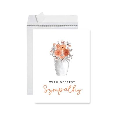 With Deepest Sympathy Jumbo 8.5x11IN Image 1