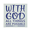 With God All Things Are Possible Tabletop Sign Image 1