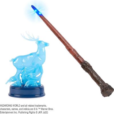 Wizarding World Harry Potter 13" Light-Up Patronus Wand Collectible Toy + Figure, Lights & Sounds with 3 Power Levels, Age 6+ Image 2