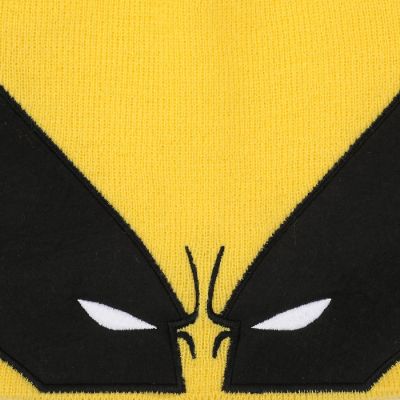 Wolverine Character Face Cuffless Beanie Image 1