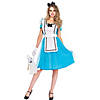 Women&#8217;s Classic Alice in Wonderland&#8482; Alice Costume - Medium Image 1