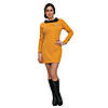 Women&#8217;s Classic Star Trek&#8482; Uniform Gold Dress Costume - Small Image 1