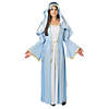 Women&#8217;s Deluxe Mary Polyester Nativity Costume with Headpiece - One Size Image 1