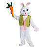 Women&#8217;s Easter Bunny Costume with Vest & Carrot Image 3