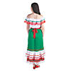 Women&#8217;s Fiesta Ruffle Dress Costume - Extra Large Image 1