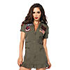 Women&#8217;s Top Gun Pilot Dress Costume Image 1