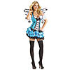 Women&#8217;s Turquoise Fairy Costume - Extra Small Image 1
