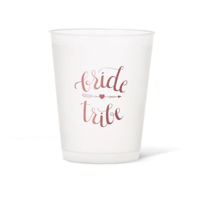 Women's  16 oz. Bride Tribe Cups with Metallic Writing (set of 20) Image 1