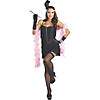 Women's Basic Flapper Dress Costume - Large Image 1